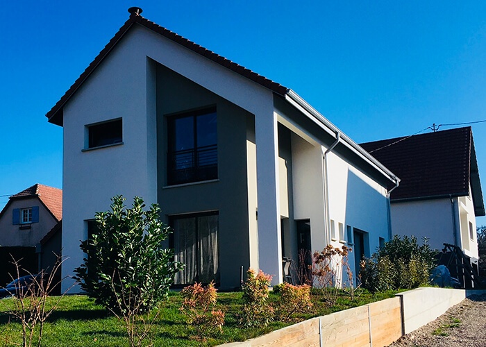 Maison neuve contemporaine