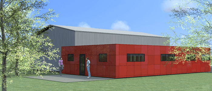 projet batiment industriel EPINAL